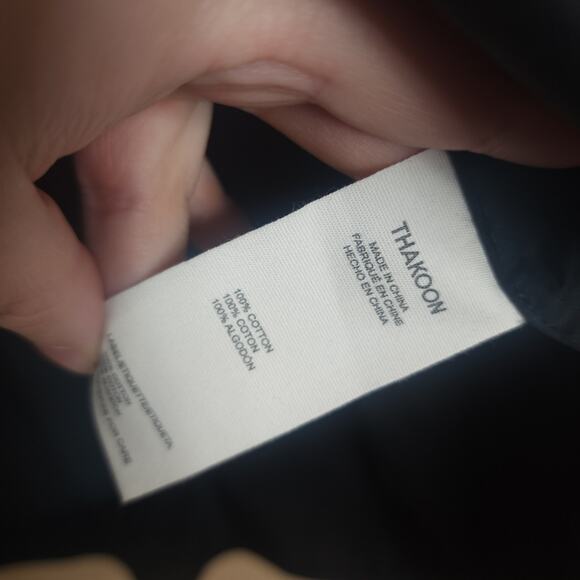 Thakoon Poplin Smocked Top in Black Size M - Picture 8 of 9